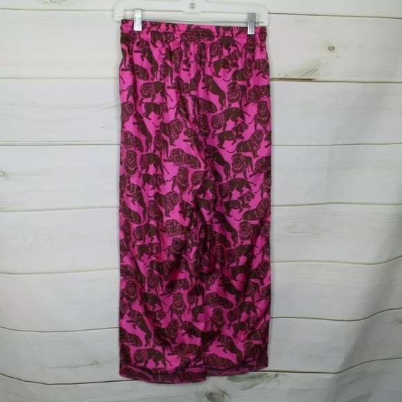 JCrew Collection sleepy lions silk twill pants - Picture 4 of 5